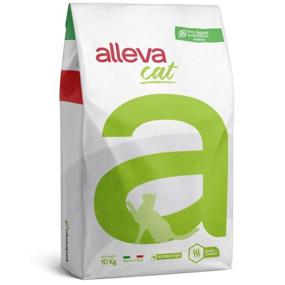 Корм Аллева Холистик Holistic Chicken & Duck + Aloe vera & Ginseng для взрослых кошек, с курицей и уткой, алое вера и женьшенем, 10кг