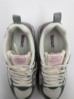 Женские кроссовки цвет "зелёный/фиолетовый/белый" арт. 7W126L25-3