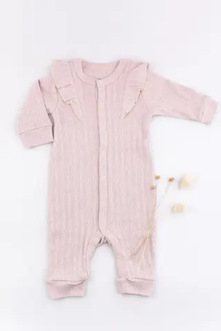 Комбинезон ажур Biniboo пудровый