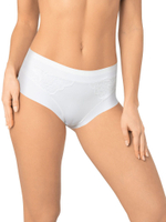 Трусики-макси из микрофибры с кружевными элементами (Размер: XL) (Цвет: бежевый)