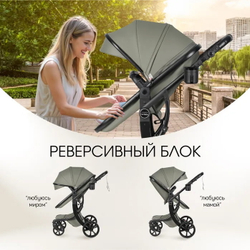 Коляска трансформер Aimile Adventurer оливковый