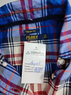 Рубашка Plory  в клетку  46 размер