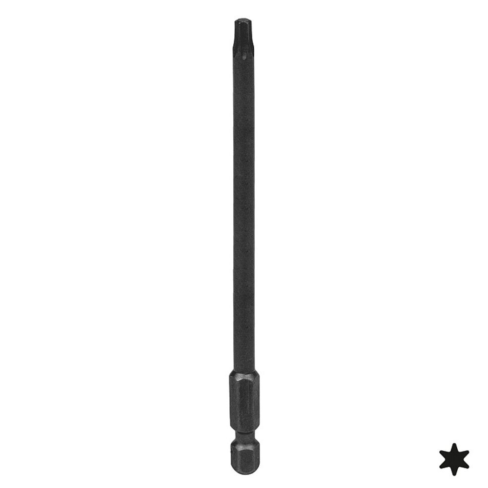 KING TONY (711120T) Вставка (бита) торцевая 1/4&quot;, L = 110 мм, TORX, T20, для шуруповерта