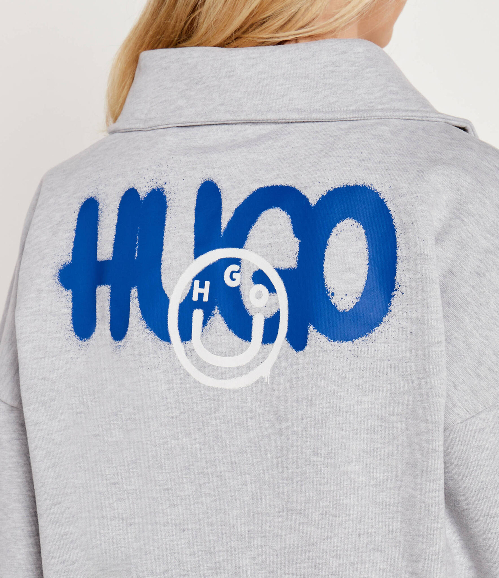 Худи DAHANNA Hugo Blue - серый(50527659)