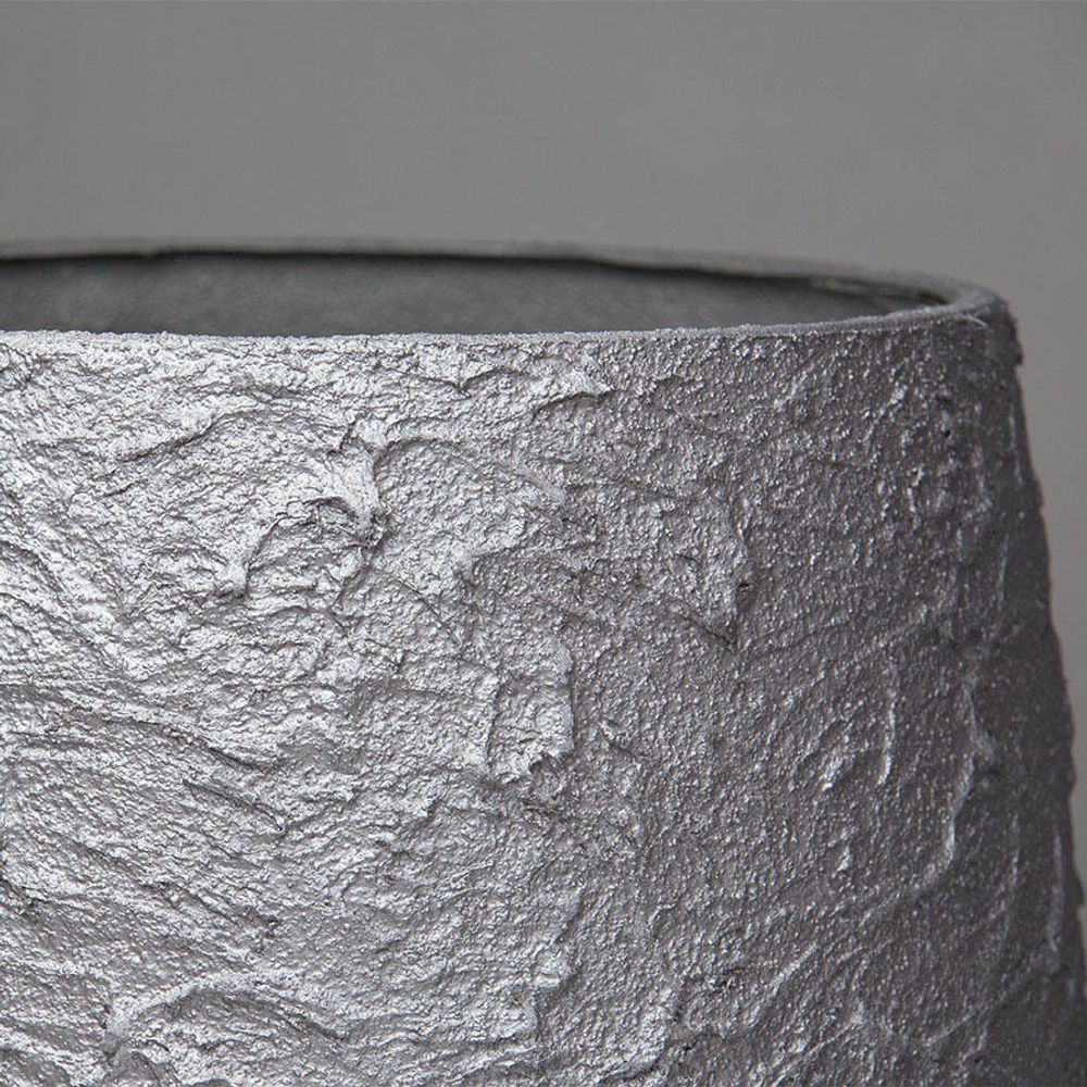 Кашпо BALCONY SILVER MAX 40x15x15