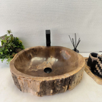 Раковина из окаменелого дерева OD-62420 57*45*15