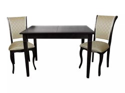 Обеденная группа СО-11/С-6 черный/бежевый
