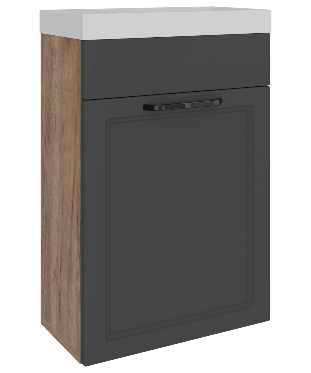 AVK2. Тумба навесная, 1 Дверь, 400, коллекция (Эрика, Cersanit Como, Дуб Крафт Золотой, Графит древесный)AVK2. Тумба навесная, 1 Дверь, 400, коллекция (Эрика, Cersanit Como, Дуб Крафт Золотой, Графит древесный)