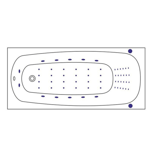 Акриловая ванна Excellent Layla Nano 170x75 WAEX.LAY17.NANO