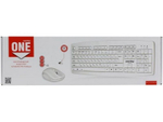 Беспроводной комплект клавиатура+мышь SmartBuy ONE 212332AG (белый) (SBC-212332AG-W)