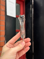 крючок с ручкой-котиком черный