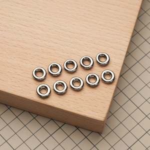 Люверс 12 мм, сплав, цвет серебро (поштучно)