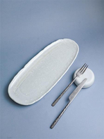 Блюдо овальное 34,5х14,5 см h 2,4 см, фарфор, Boletus Fusion