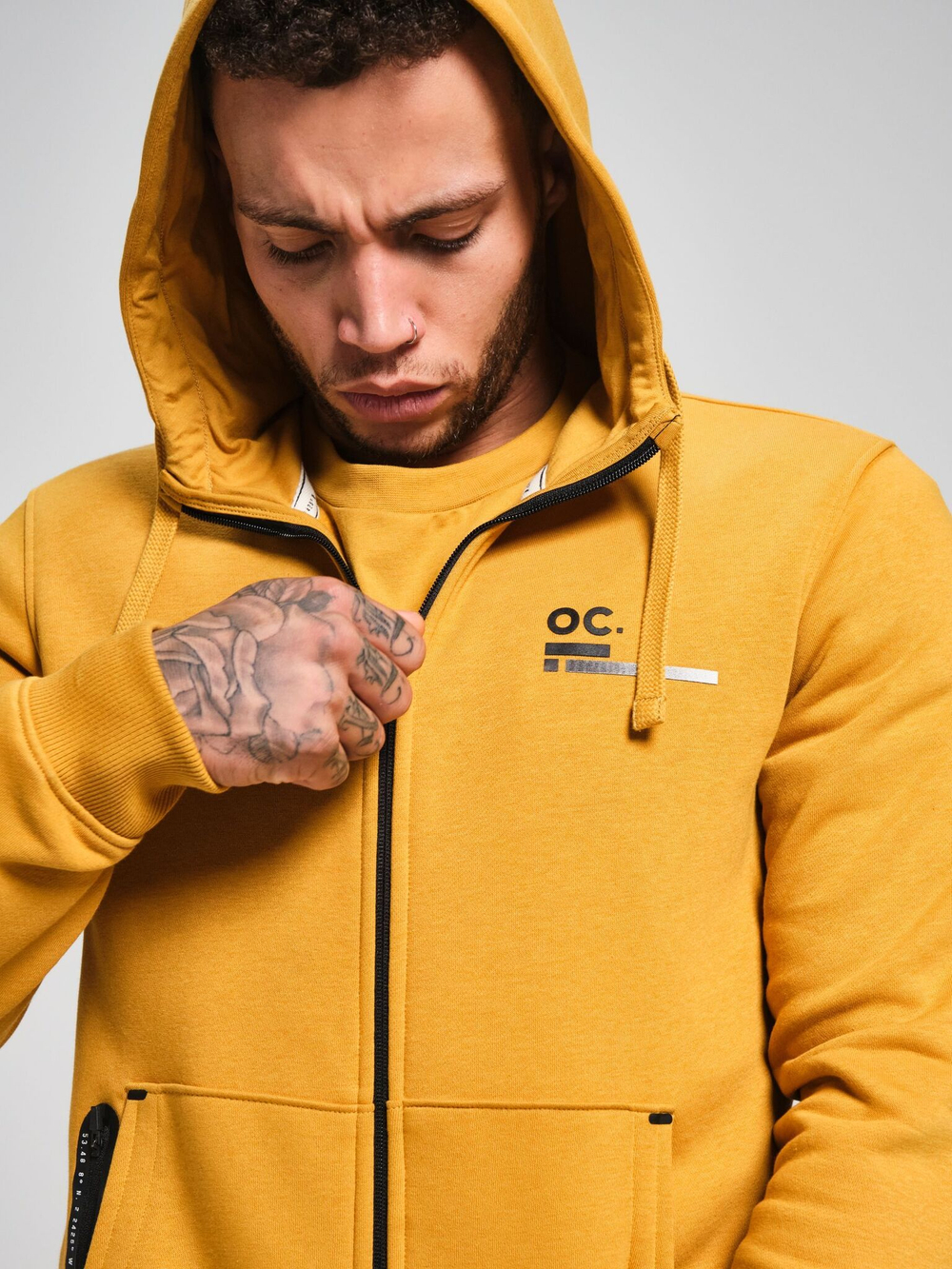 Толстовка мужская ORIGINAL CREATOR ZIP HOODIE, Желтый