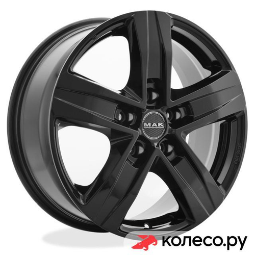 Stone 5 3 6.5x15/5*160 D65.1 ET58 Gloss Black