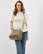 Сумка 580 03 тауп темный