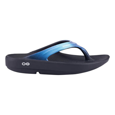 Женские теннисные кроссовки OOFOS Oolala Luxe Recovery Shoes Women - Black, Blue