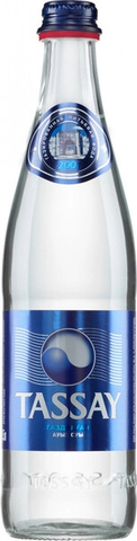 Вода природная минеральная Тассай Газированная / Tassay Sparkling 0.5 - стекло
