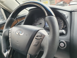 Руль Анатомический черный Infiniti QX56, QX80, Patrol Y62