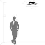 738063 Люстра ACRILE 29W LED 2966LM 120G ЗОЛОТО 3000K