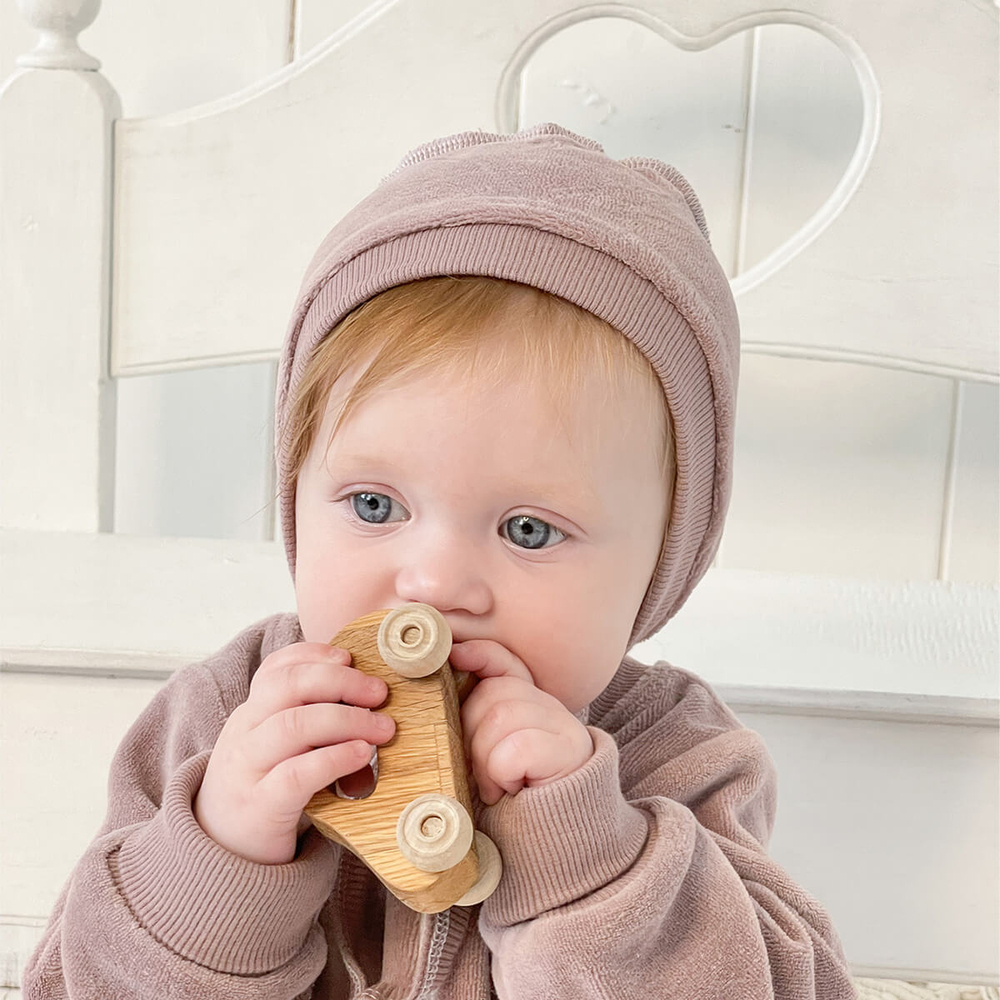 Велюровый чепчик Mjölk Desert Rose