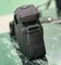 Сумка Prada на плечо из нейлона и сафьяновой кожи, черный