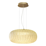 7720/48L PIKO LED SN 572 Светильник металл/стекло/прозрачный/золотой LED 48Вт 3000-6500K D500 IP20 пульт ДУ ANGELO