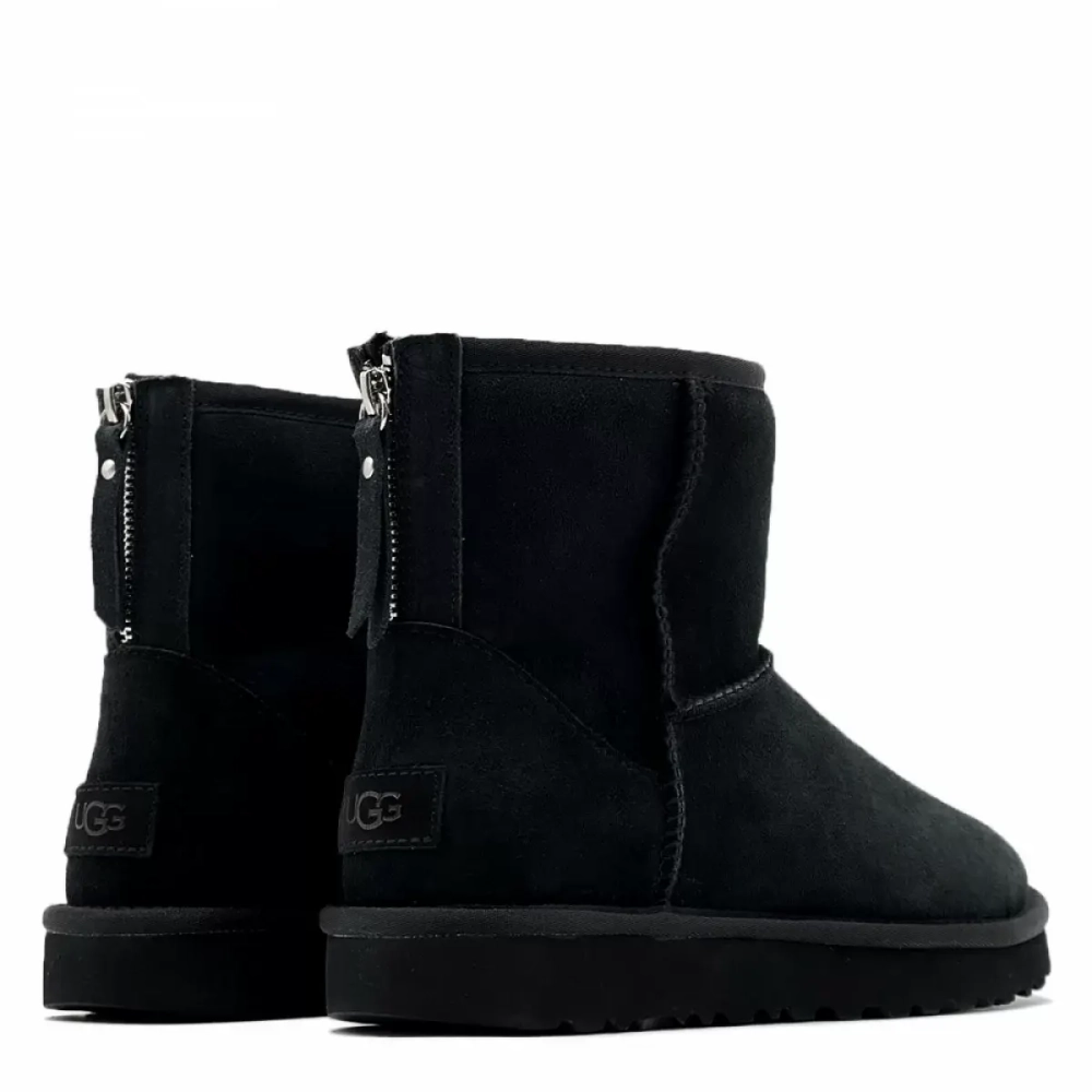 UGG Classic Mini Zip II Black (Без Камней)