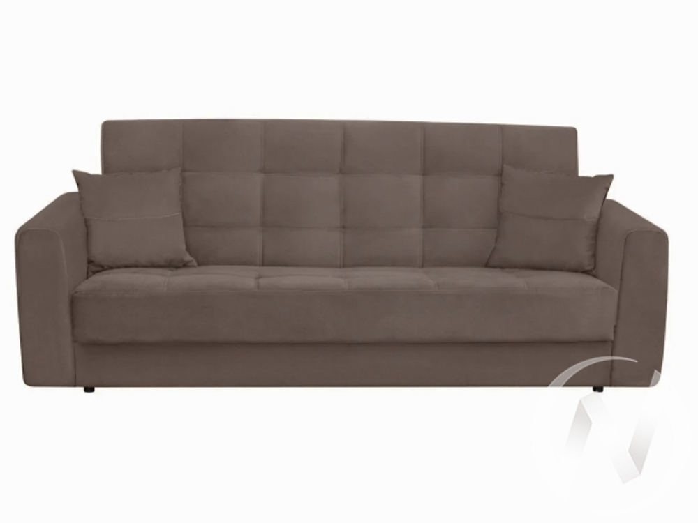 Диван прямой НЕО-39 (БД) посадка Ground 3 (коричневый) компаньон Ground 3 (коричневый)