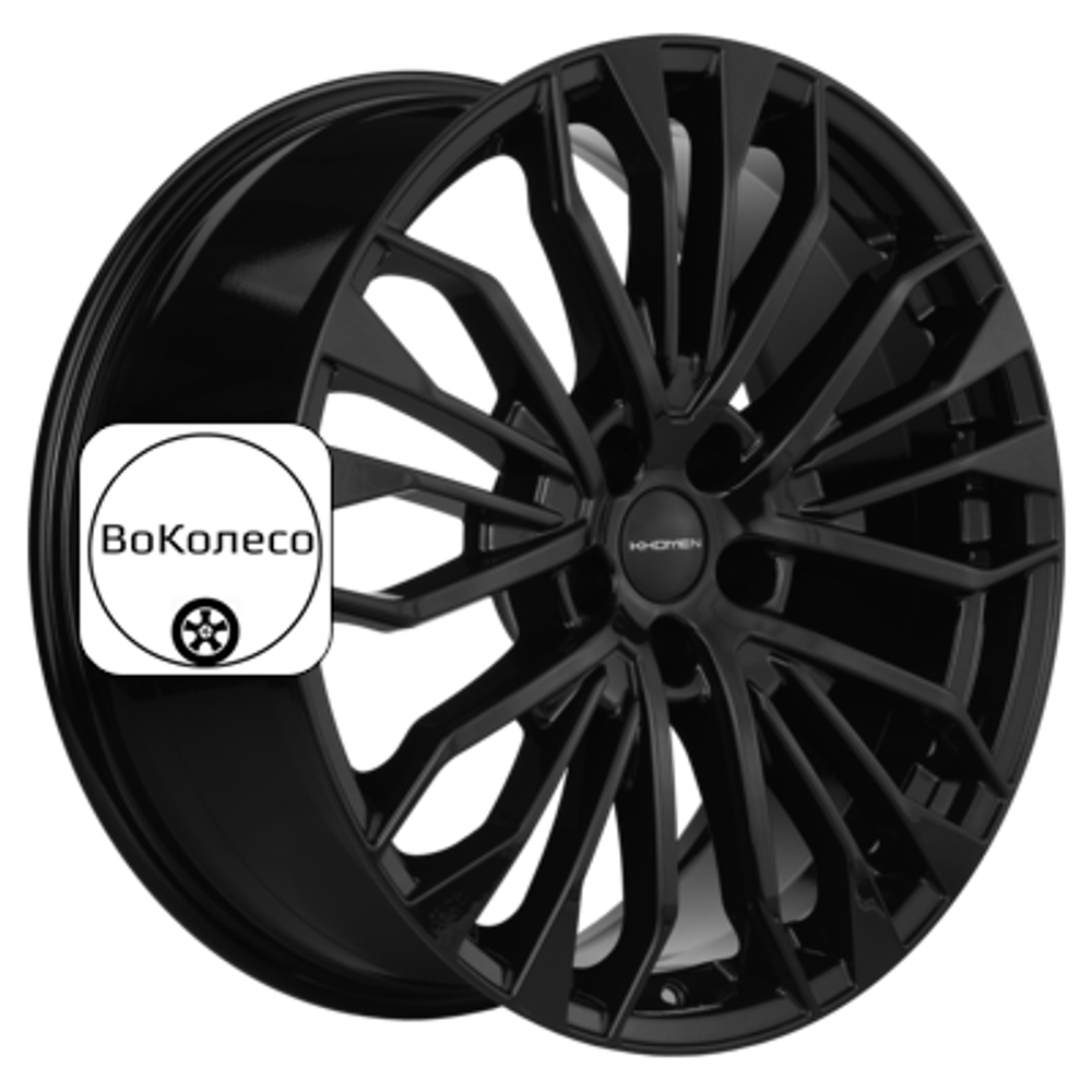8,5x20/5x120 ET45,5 D62,5 KHW2009 (Li 7/9) Black Khomen Wheels