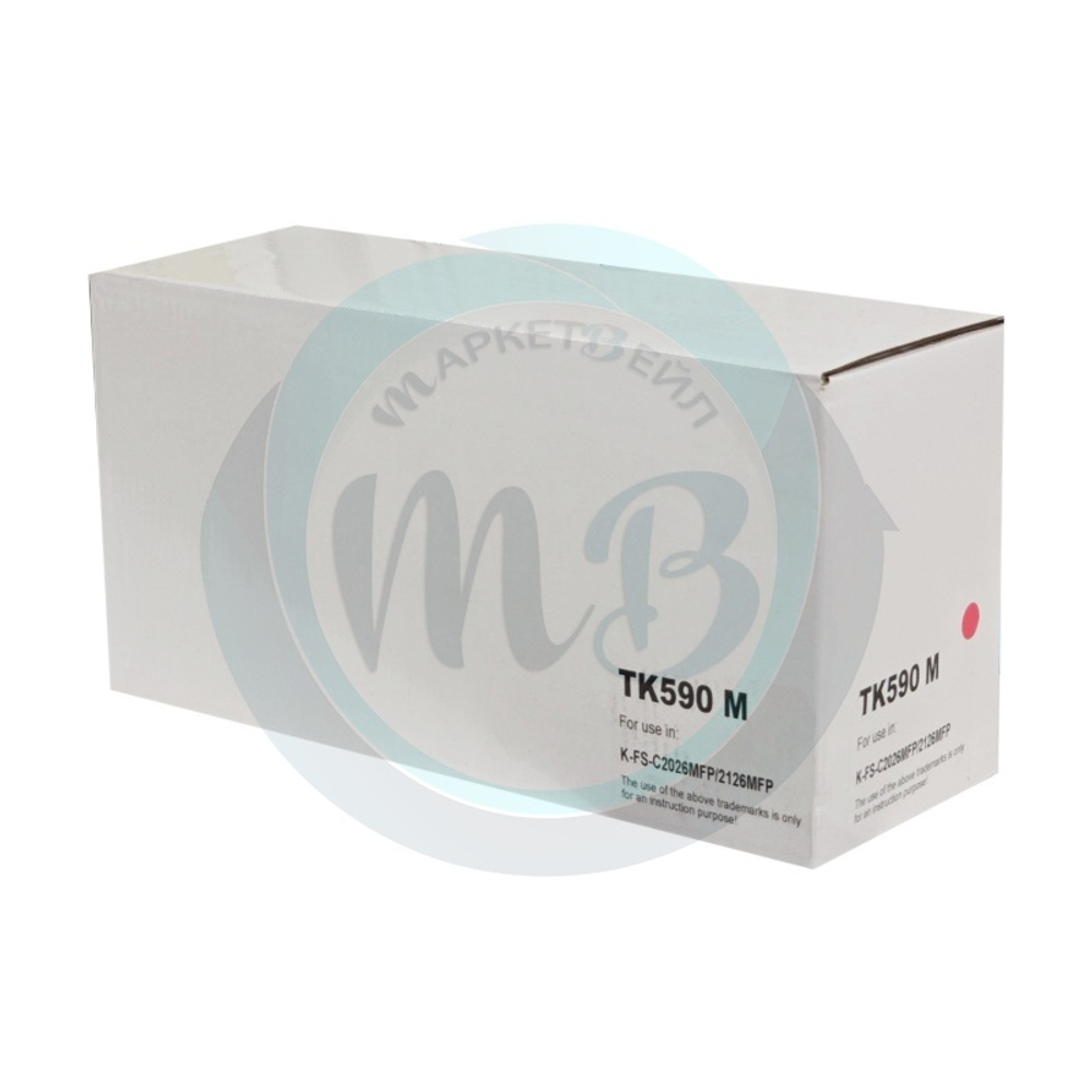 Картридж WBox, аналог Kyocera TK-590M для FS-C2026/M6026 (5K) Пурпурный