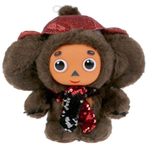 Чебурашка 17см. в шапке, шарфе Союзмультфильм озвуч, в пакет V73408-17D (Мульти-пульти)