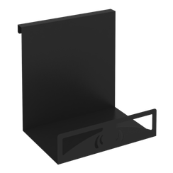 Навесной лоток для бумаг вертикальный широкий MAN-23.T-30 Металл Черный 230*190*250