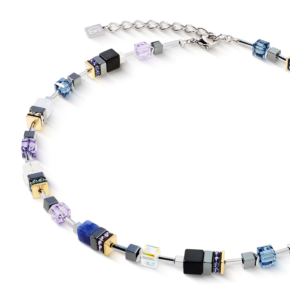 Колье Coeur de Lion Blue-Purple 3017/10-0708
