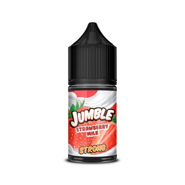 Jumble Salt 30 мл - Strawberry Milk (Strong)