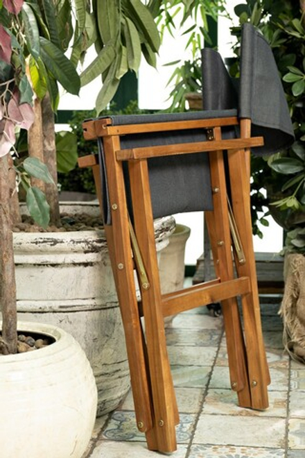 Кофейный комплект из акации Joygarden ДИРЕКТОР, Natural Teak, серый