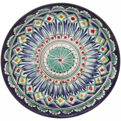 Фруктовница 25см микс Риштанская Керамика