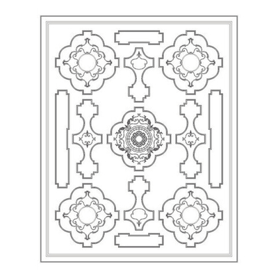 Потолок RODECOR Камелия Ф3 88013CN (5000*4000)