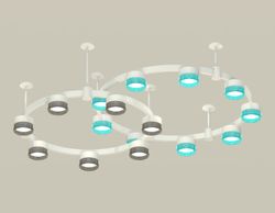 Ambrella Комплект подвесного светильника Techno Ring с композитным хрусталем TECHNO Ring XR92211200