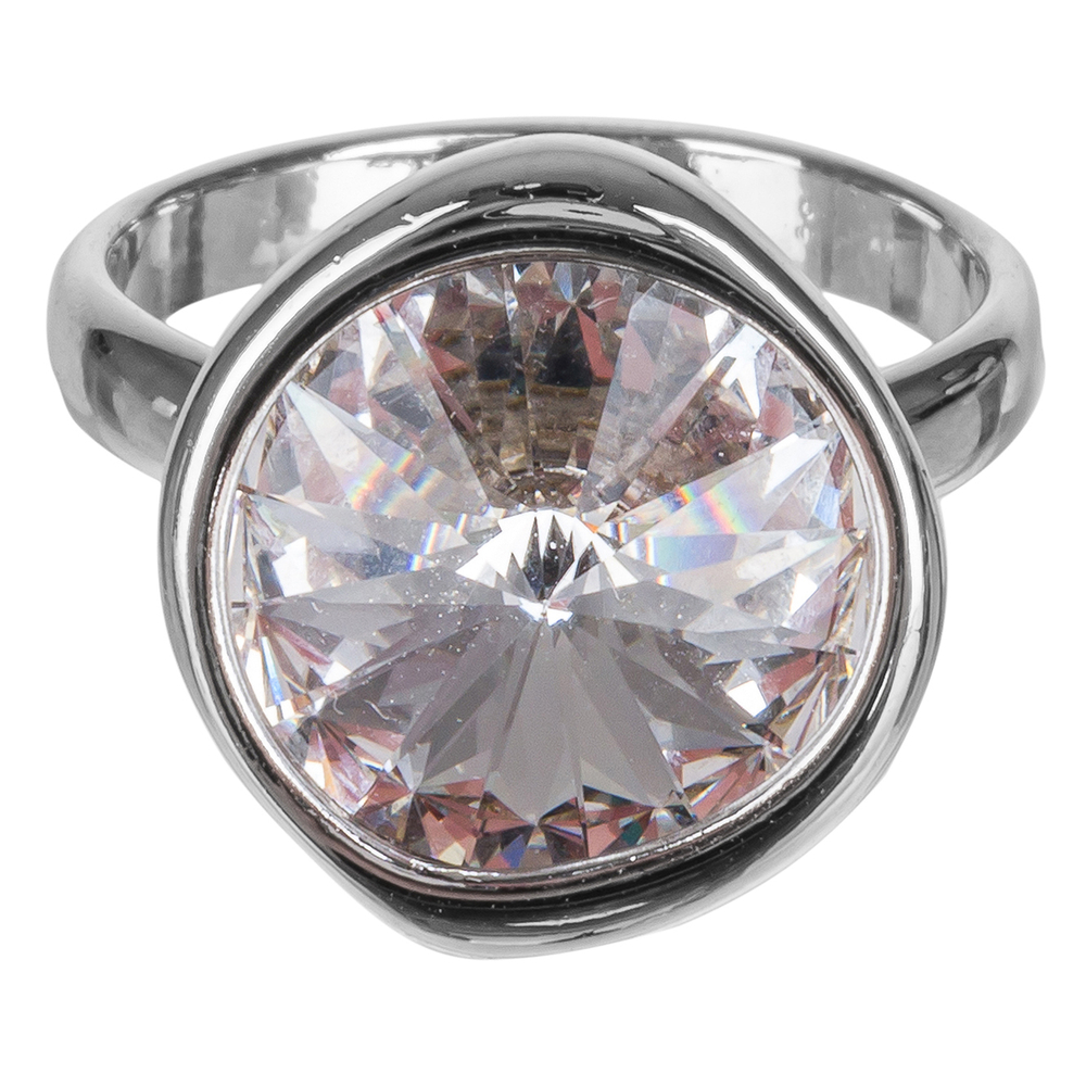 Кольцо Fiore Luna Crystal K1902.M1 BW/S