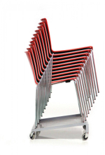 Стул пластиковый Pedrali Tweet, оранжевый