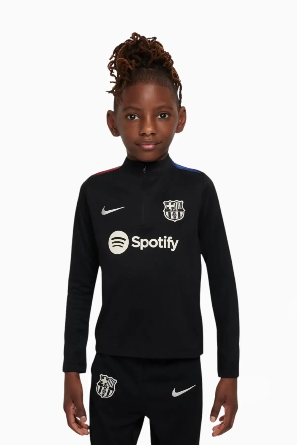 Кофта Nike FC Barcelona 24/25 Academy Pro Little kids - черный