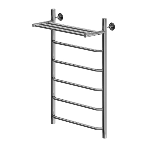 Полотенцесушитель MIXLINE MIRA  80х50 (1/2'' ВР, 5 перекладин + ПОЛКА) водяной