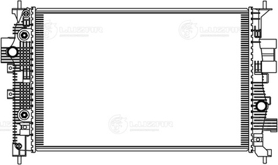 LRc 05198 -  Радиатор охлаждения для а/м Chevrolet Tracker (19-) 1.2T