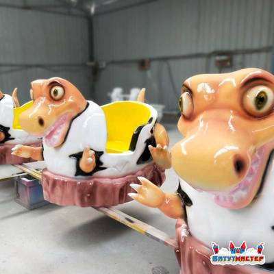 Большая катальная горка «Полет Дино», 6 кабин 12 мест, 22×18×3,5 м