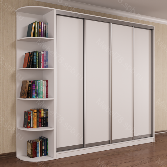 Шкаф купе четырехстворчатый 2