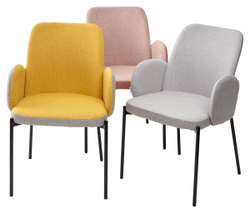 Стул NIKKI VF109 розовый / VF110 брусничный М-City