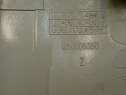 RST602 кт66 Крышка дозатора порошка для стиральной машины Hotpoint-Ariston 250006350 б/у