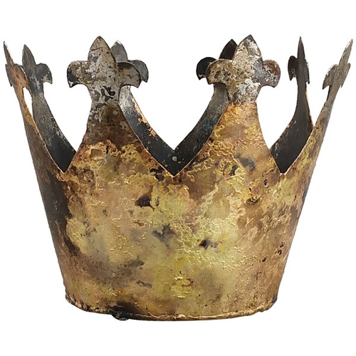 Декор "Корона" антик малая 12x12x16см