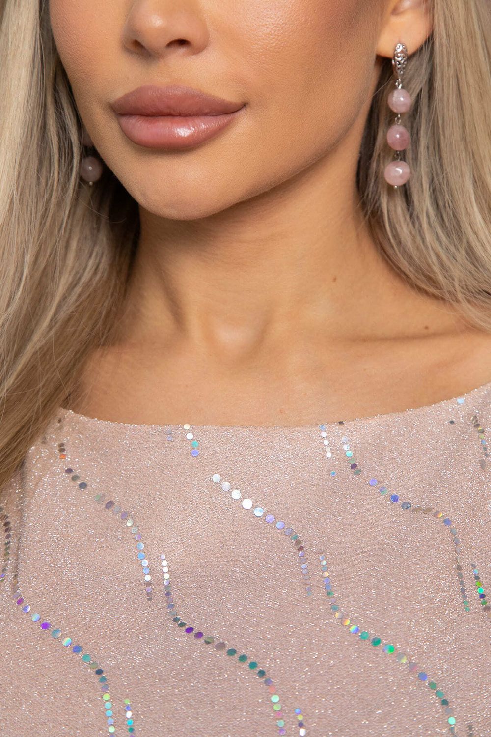 Блуза Путь к сердцу (бежево-розовая) Б14854-30М LT Collection